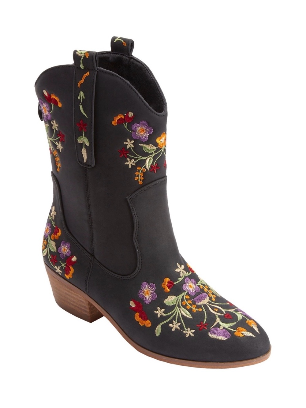 Women’s Comfortview The Irma western style boots with floral pattern Size 7.5W